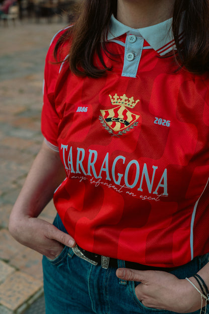 Samarreta Nàstic Retro Dona - 140 Aniversari Club Gimnàstic de Tarragona