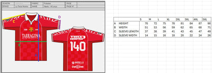 Samarreta Nàstic Retro Home - 140 Aniversari Club Gimnàstic de Tarragona